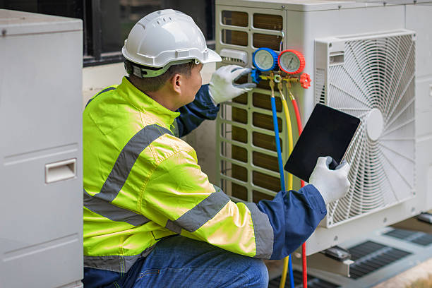 Professional Hvac technician working in Pep, NM